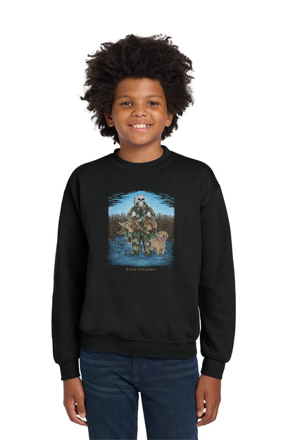 DUCK HUNTING KIDS CREWNECK SWEATSHIRT