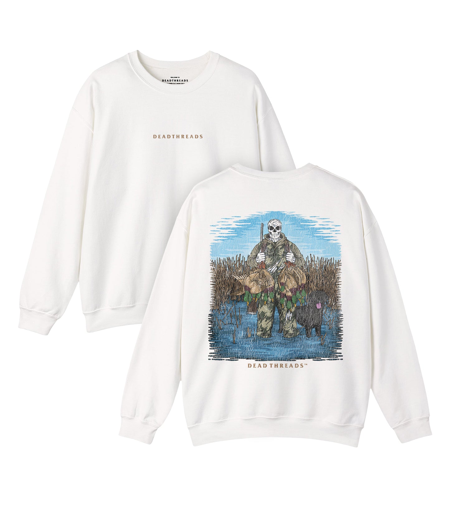 DUCK HUNTIN’ BLACK LAB - “DT ESSENTIAL" CREWNECK SWEATSHIRT