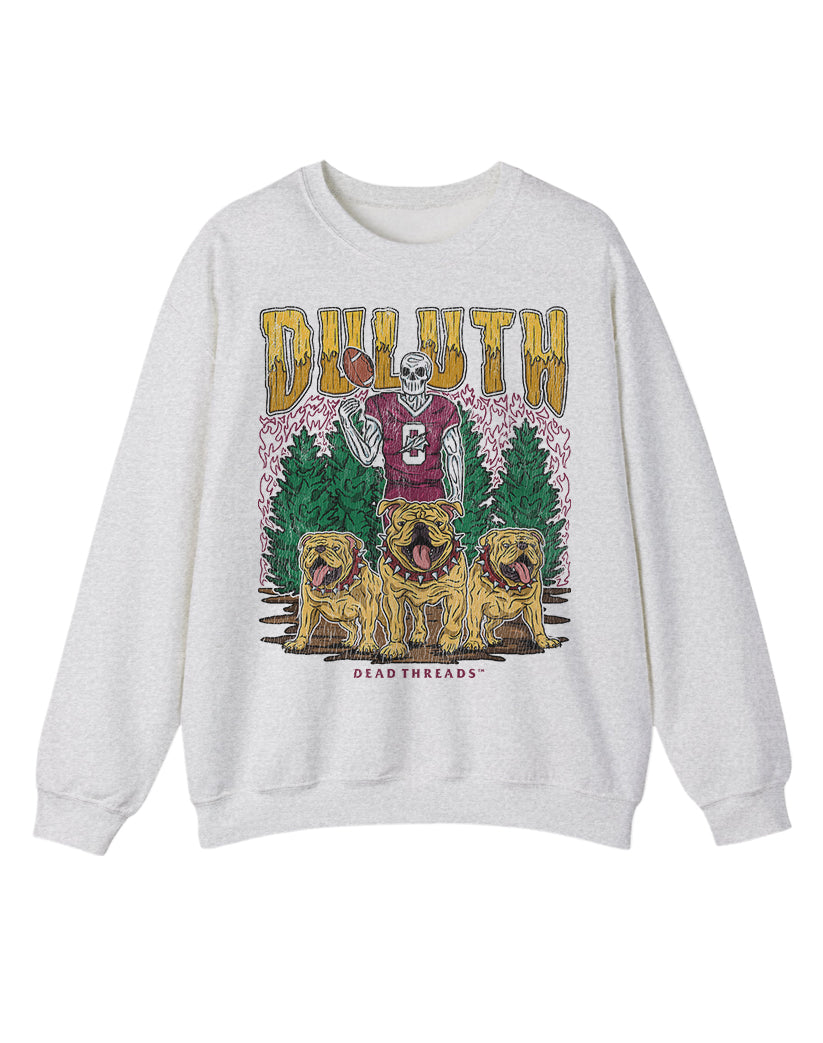 DULUTH FOOTBALL #0 CREWNECK SWEATSHIRT