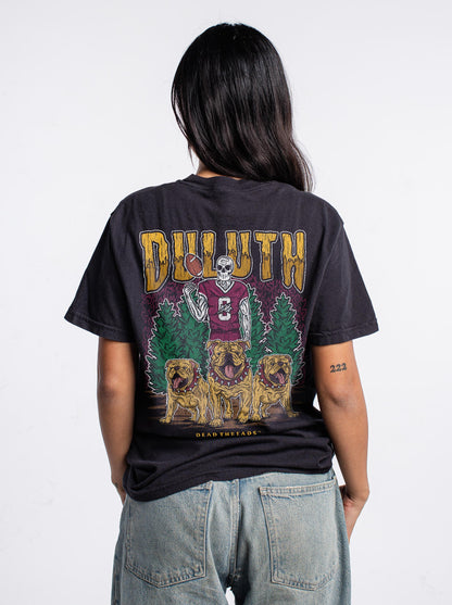 DULUTH FOOTBALL #0 - “3 SKULL” PREMIUM T-SHIRT