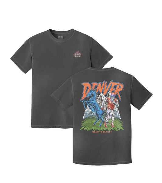 DENVER FOOTBALL v2 - “3 SKULL” PREMIUM T-SHIRT