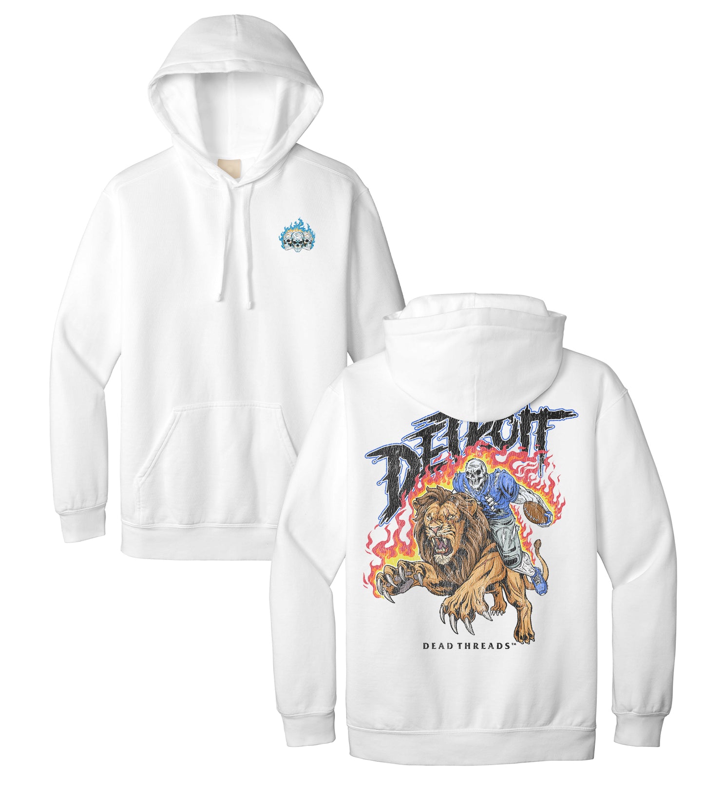 DETROIT FOOTBALL v2 - HOODIE