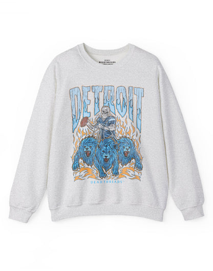 DETROIT FOOTBALL v1 CREWNECK SWEATSHIRT