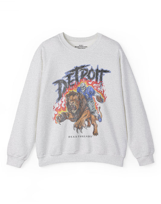 DETROIT FOOTBALL v2 CREWNECK SWEATSHIRT
