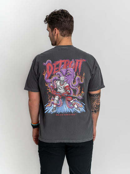 DETROIT HOCKEY - “3 SKULL” PREMIUM T-SHIRT