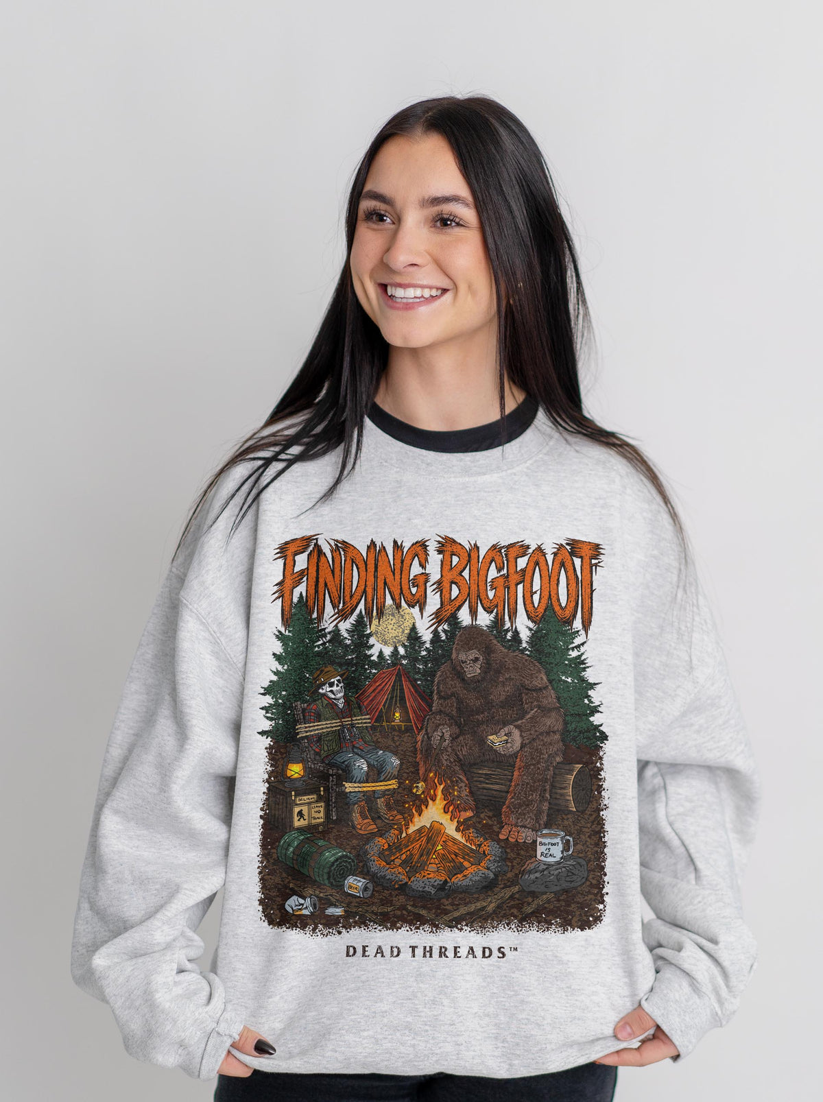 FINDING BIGFOOT CREWNECK SWEATSHIRT - Halloween Limited Drop