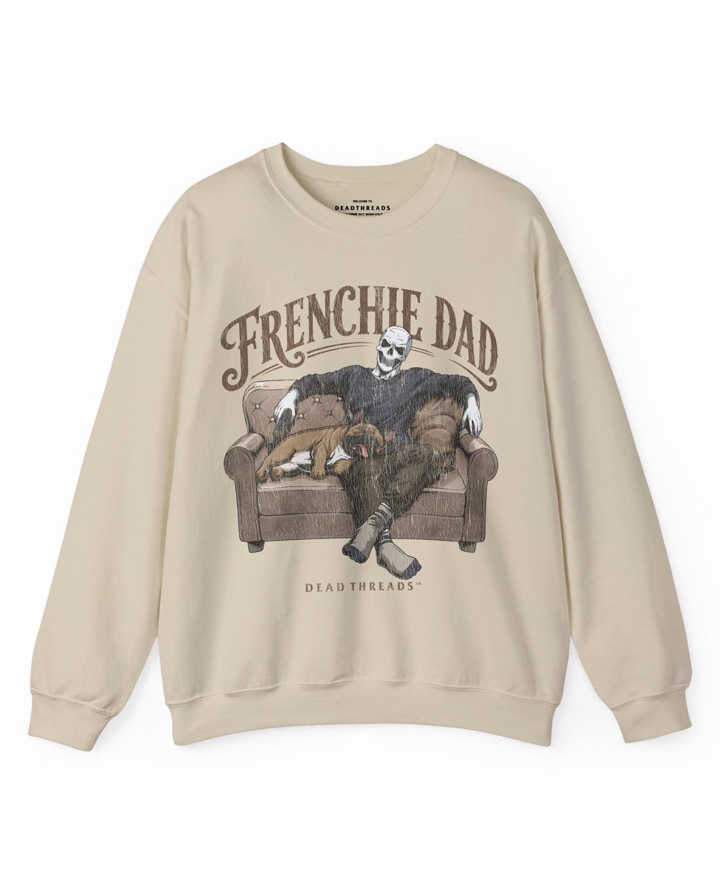FRENCHIE DAD - CREWNECK SWEATSHIRT