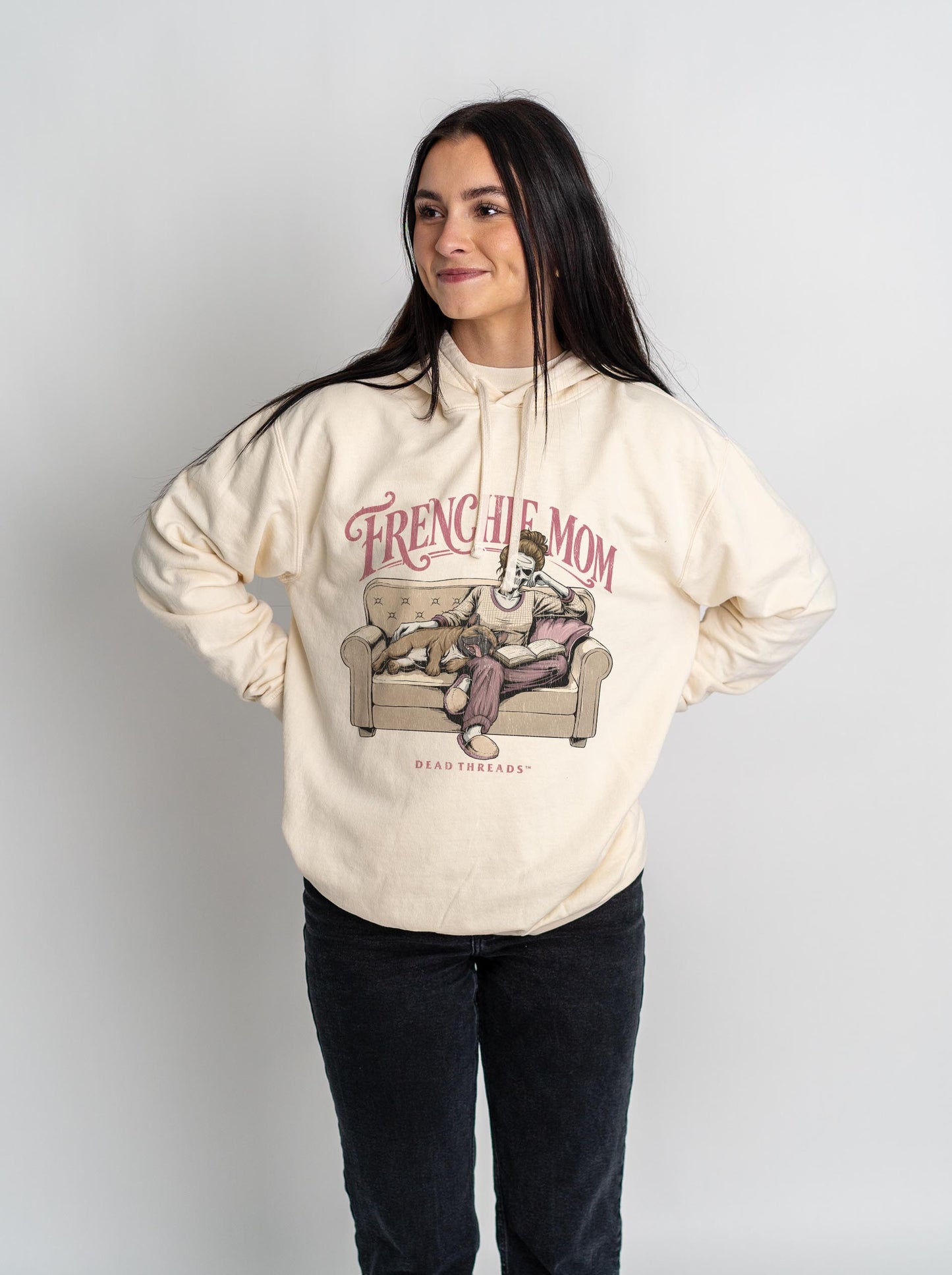 FRENCHIE MOM - LIGHTWEIGHT HOODIE