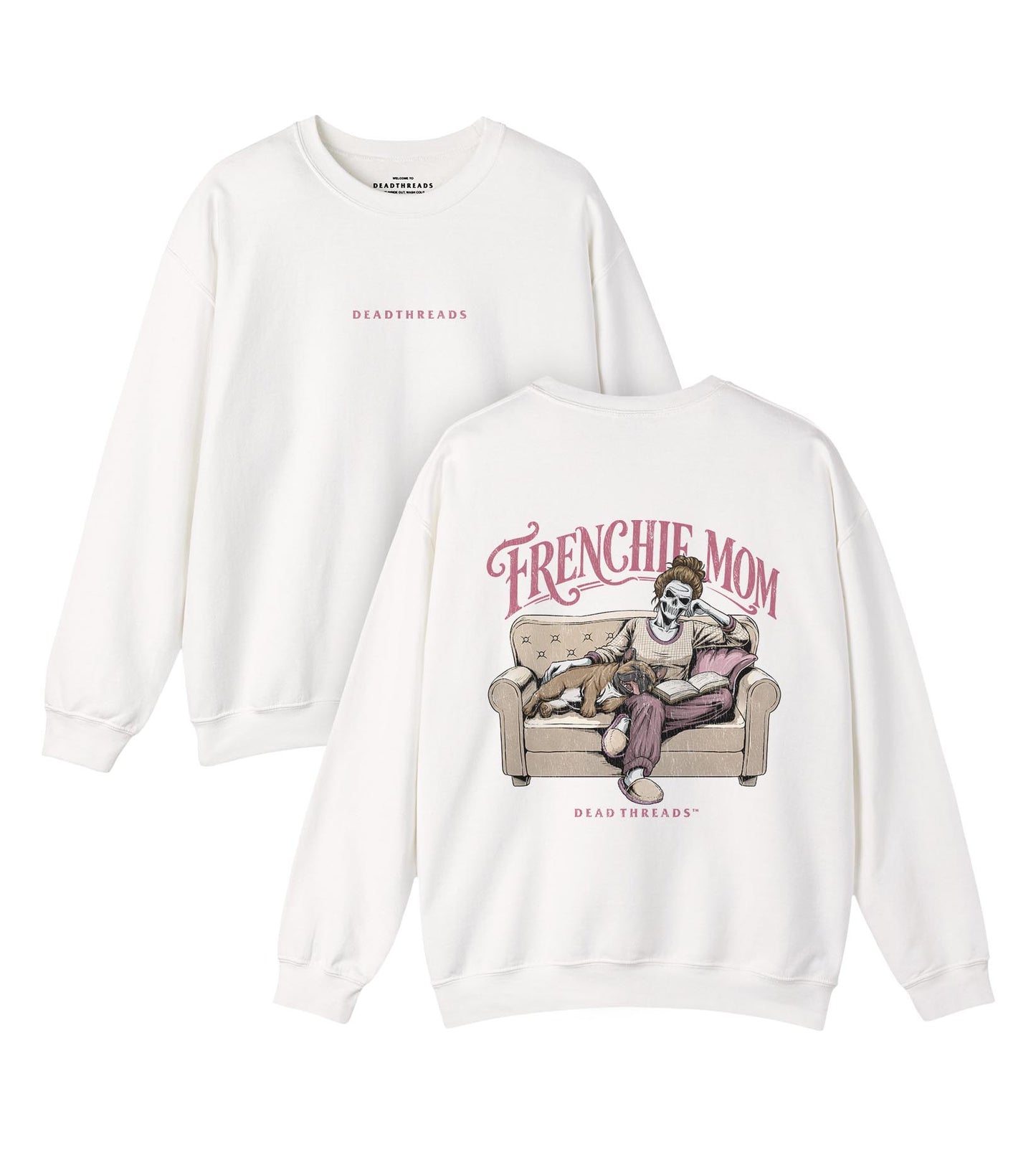 FRENCHIE MOM - “DT ESSENTIAL" CREWNECK SWEATSHIRT