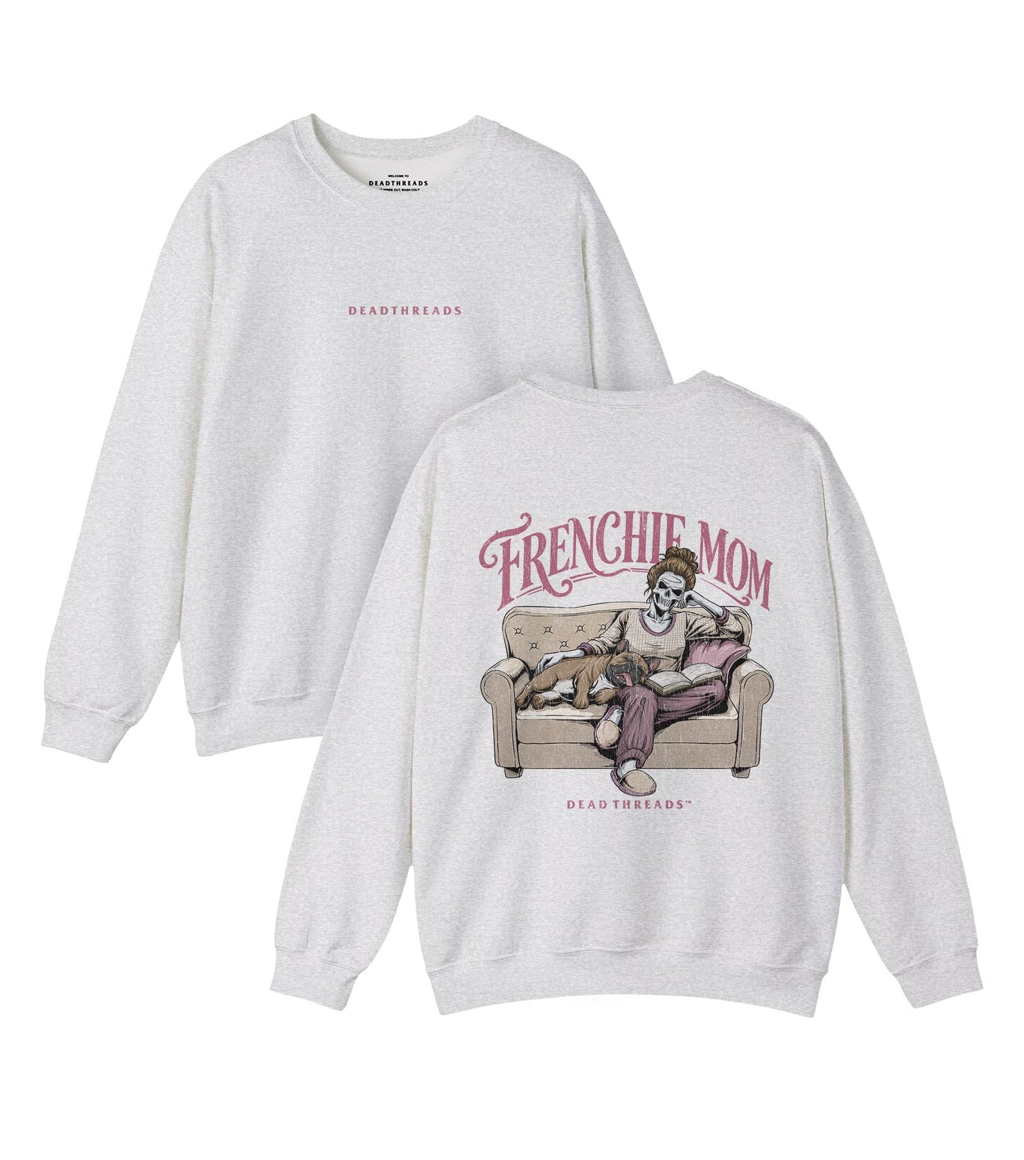 FRENCHIE MOM - “DT ESSENTIAL" CREWNECK SWEATSHIRT