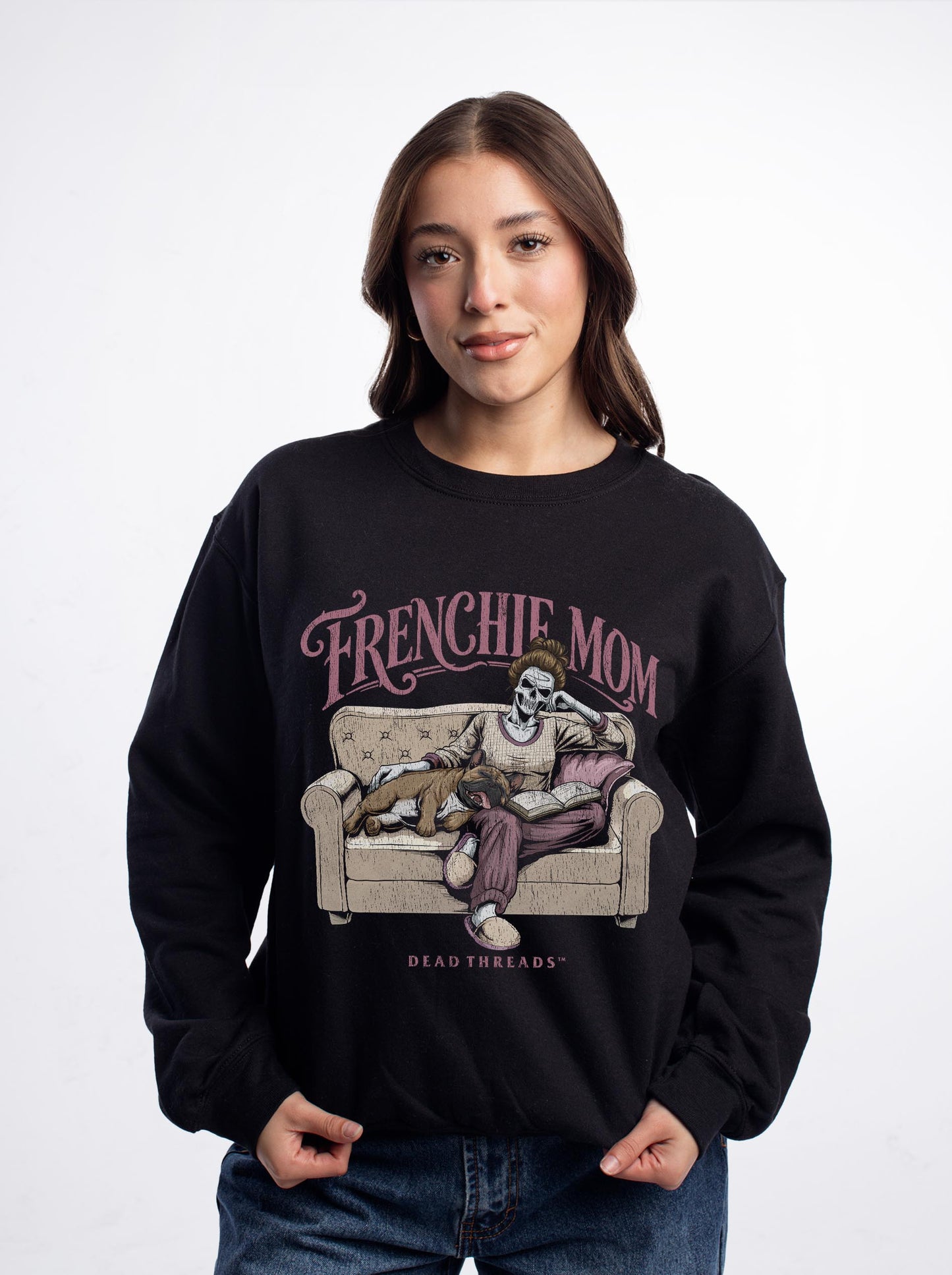 FRENCHIE MOM - CREWNECK SWEATSHIRT