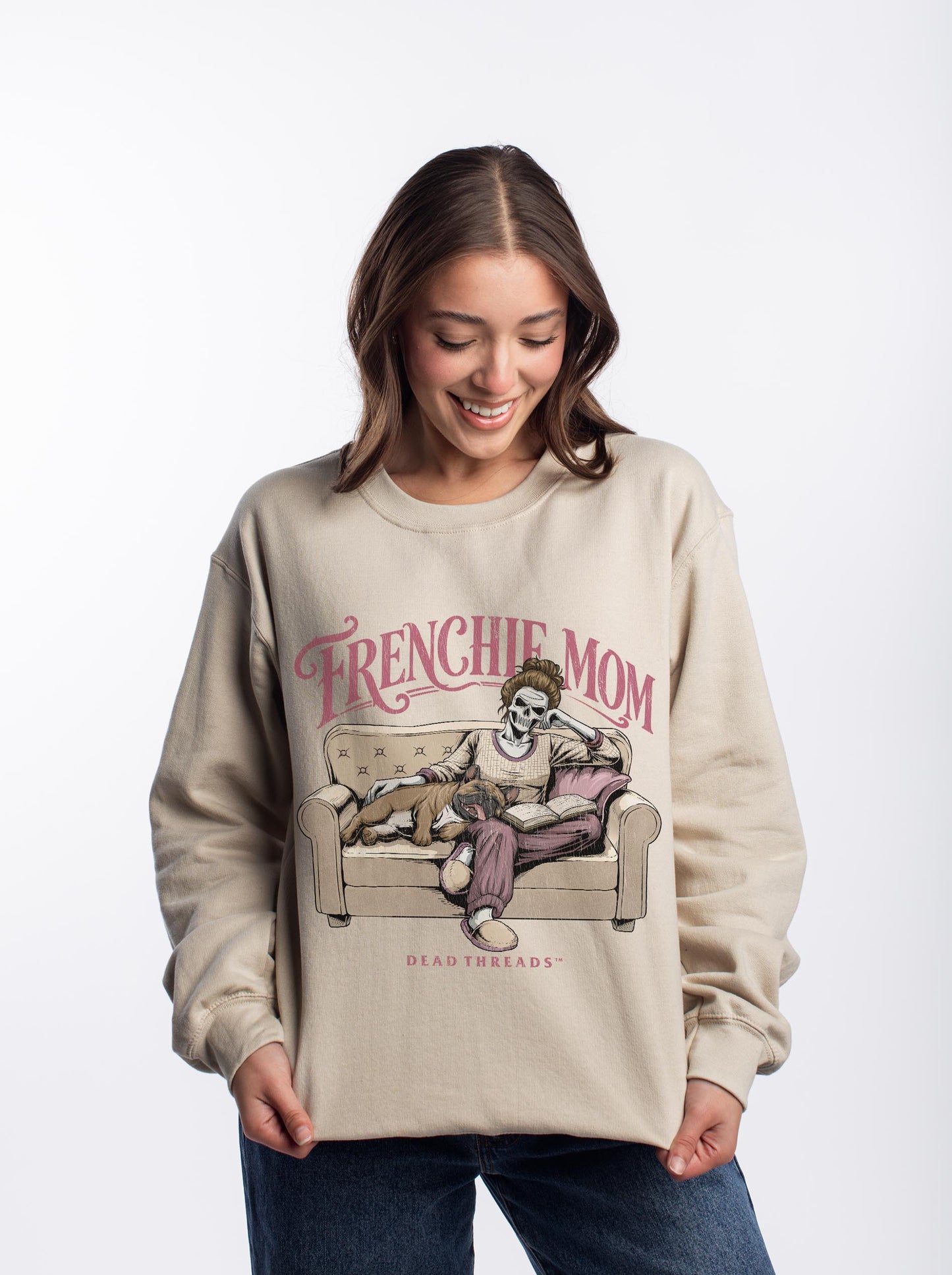 FRENCHIE MOM - CREWNECK SWEATSHIRT