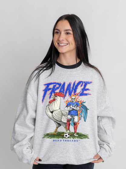 FRANCE SOCCER CREWNECK SWEATSHIRT