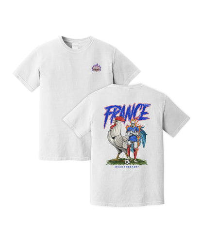 FRANCE SOCCER - “3 SKULL” PREMIUM T-SHIRT
