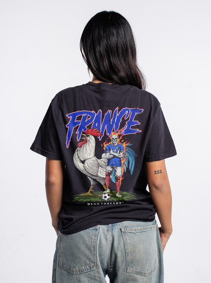 FRANCE SOCCER - “3 SKULL” PREMIUM T-SHIRT