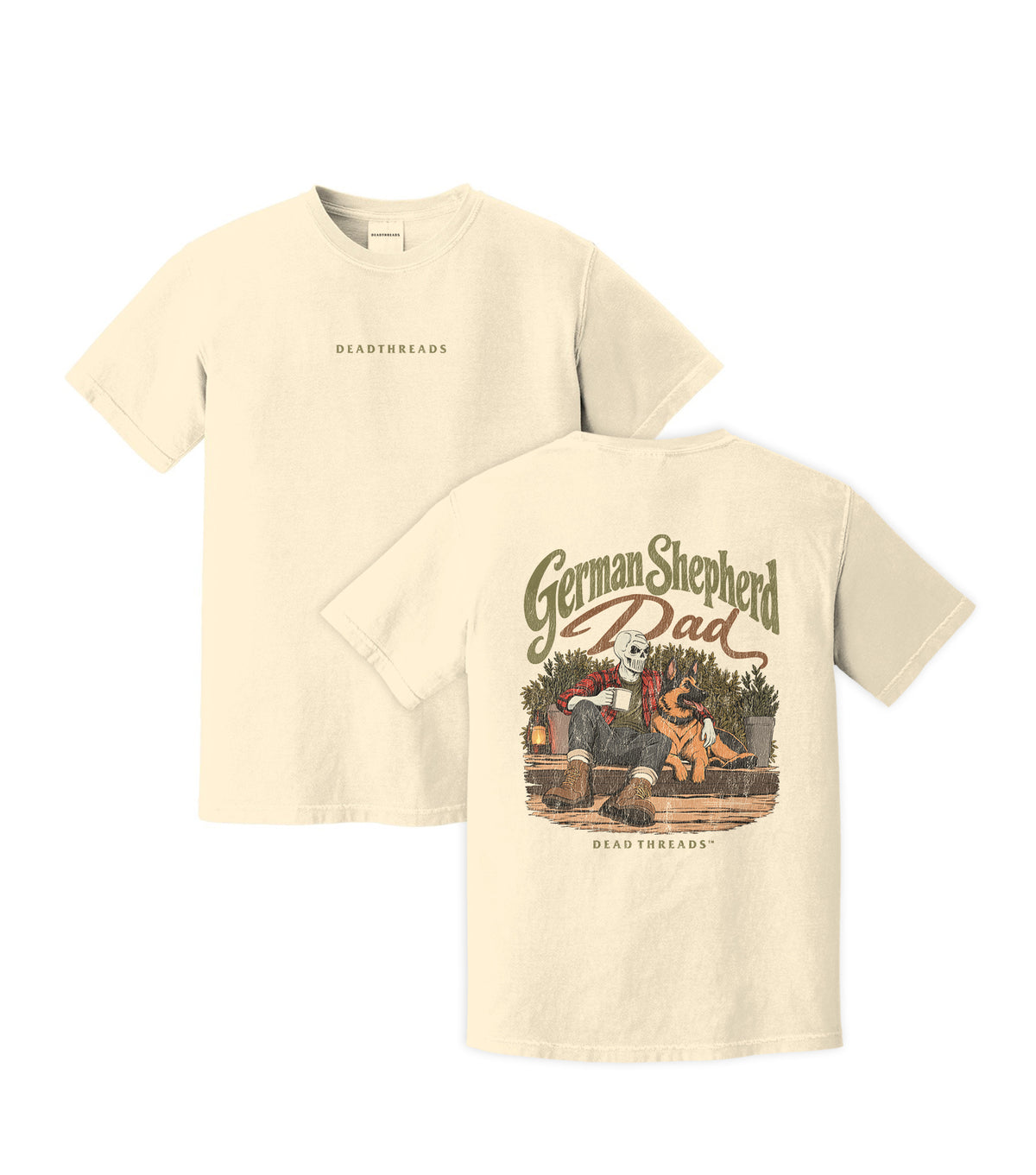 GERMAN SHEPHERD DAD - “DT ESSENTIAL" PREMIUM T-SHIRT