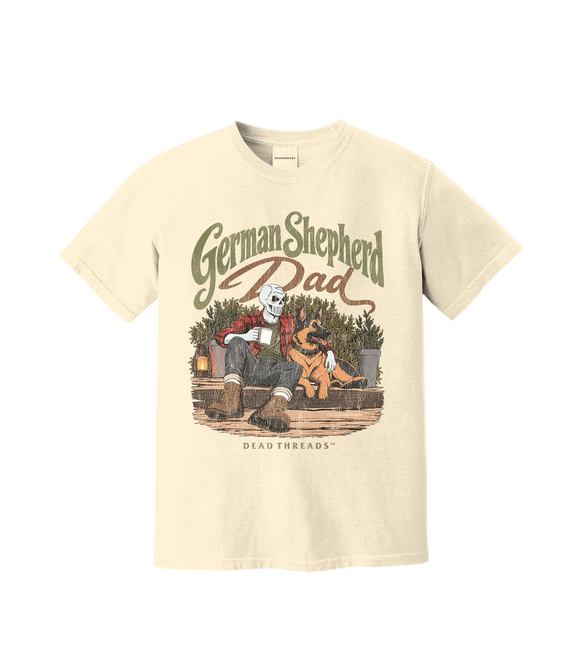 GERMAN SHEPHERD DAD T-Shirt | Dead Threads