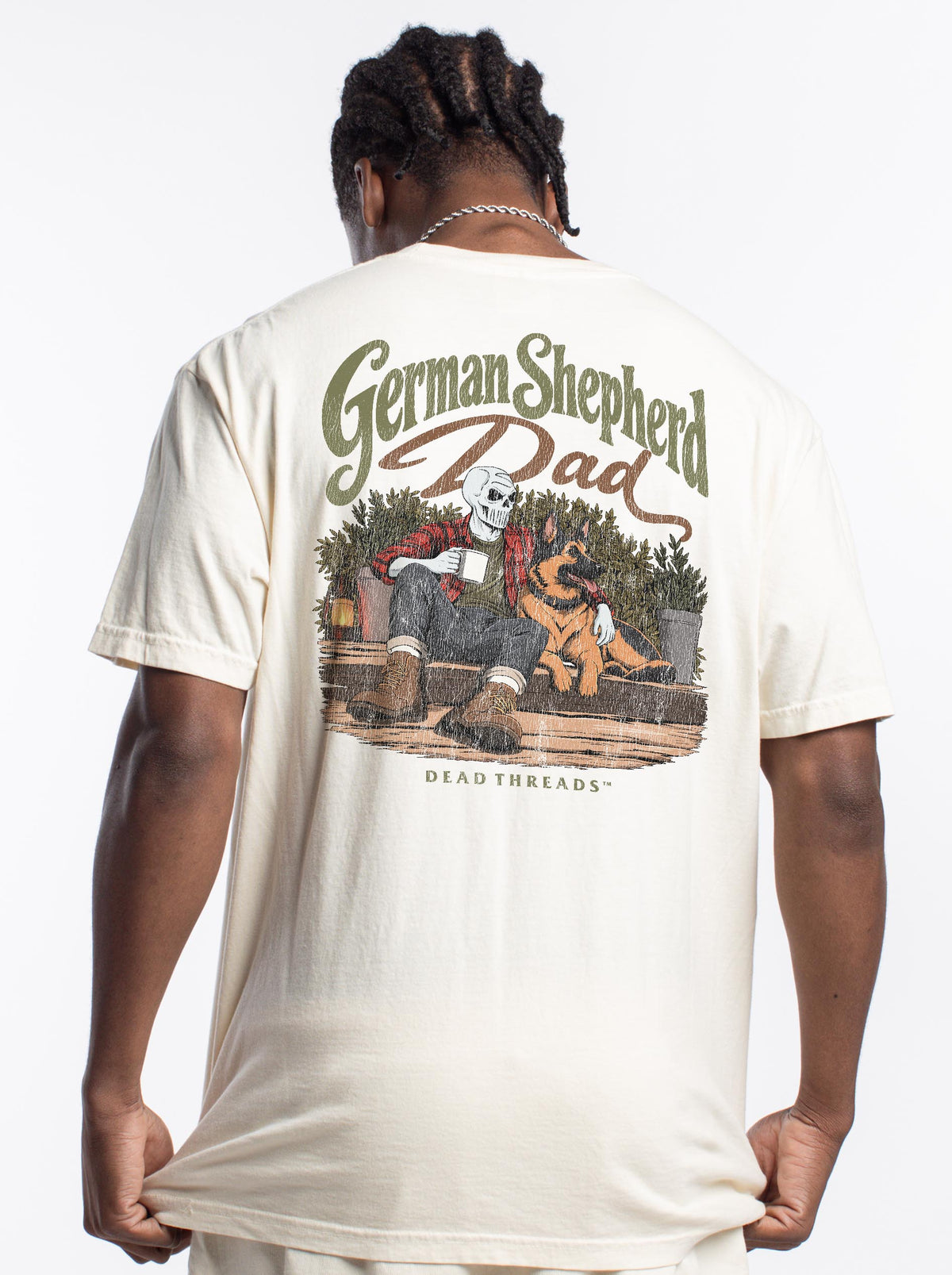 GERMAN SHEPHERD DAD - “DT ESSENTIAL" PREMIUM T-SHIRT