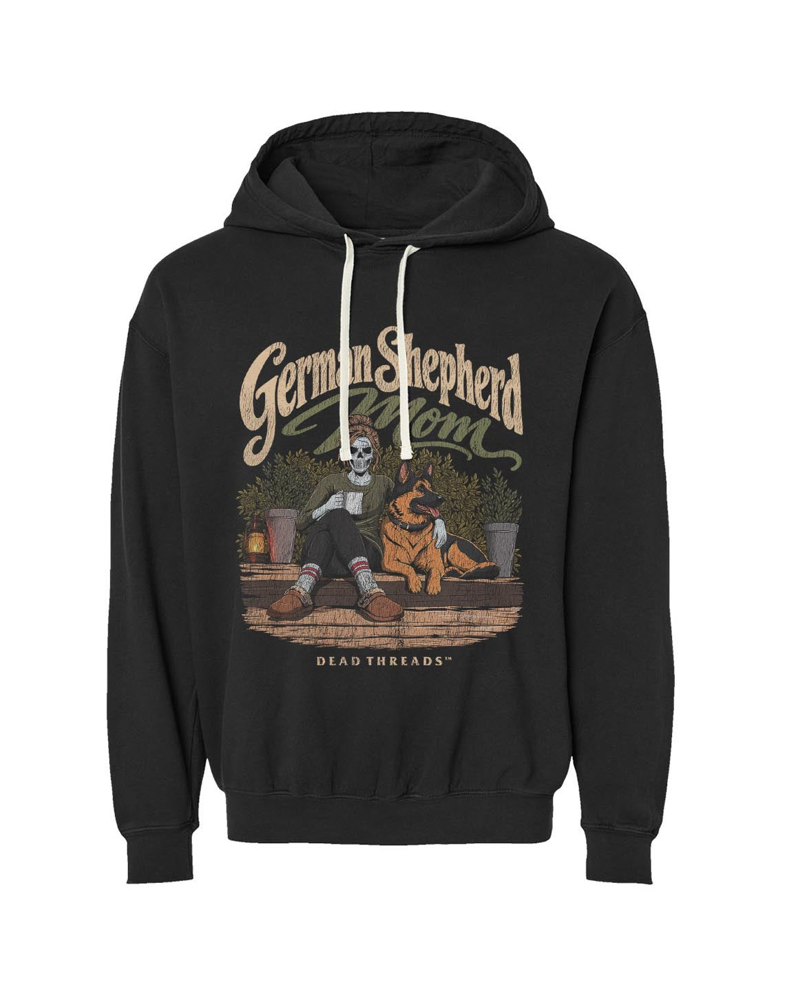 GERMAN SHEPHERD MOM - LIGHTWEIGHT HOODIE