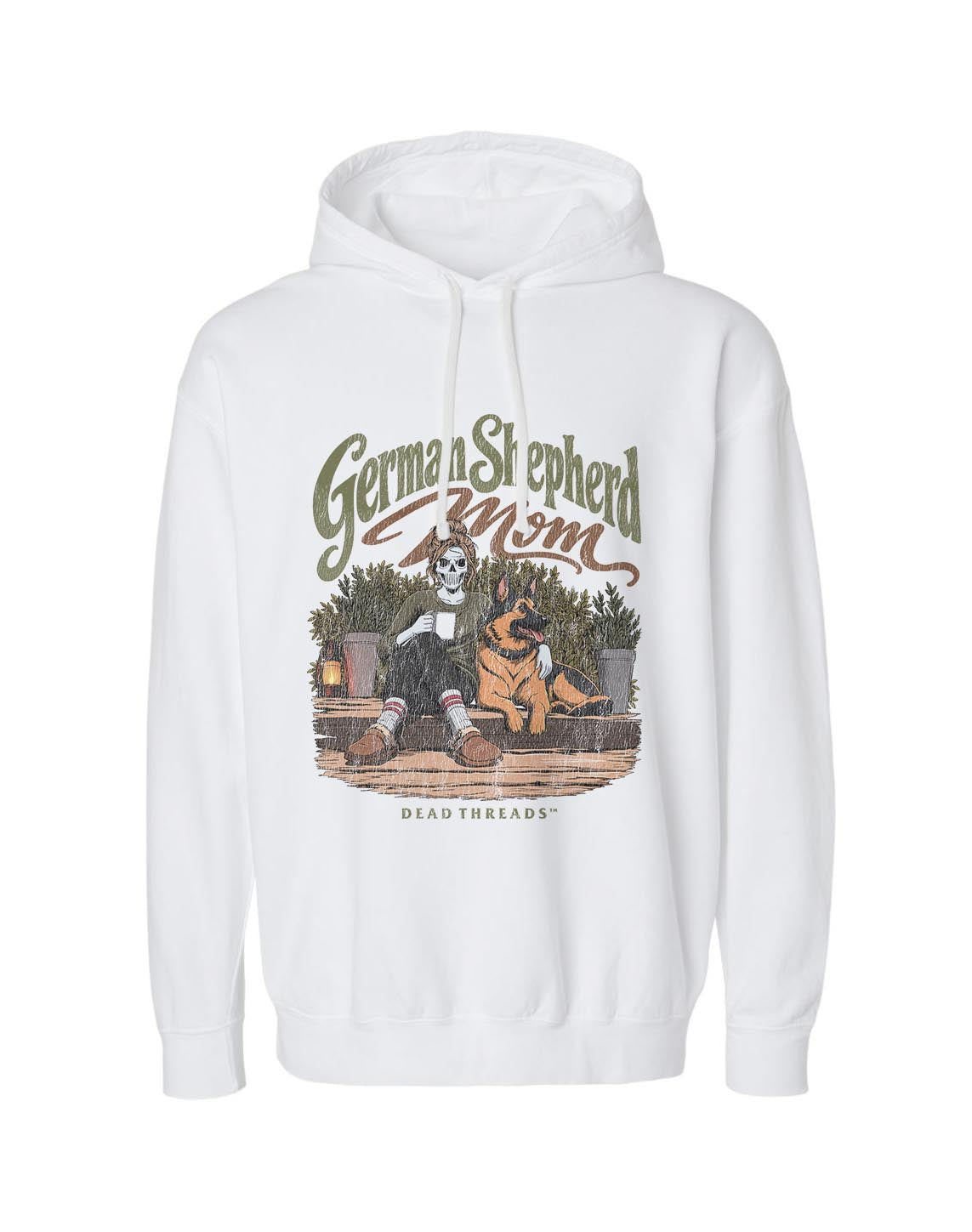 GERMAN SHEPHERD MOM - LIGHTWEIGHT HOODIE