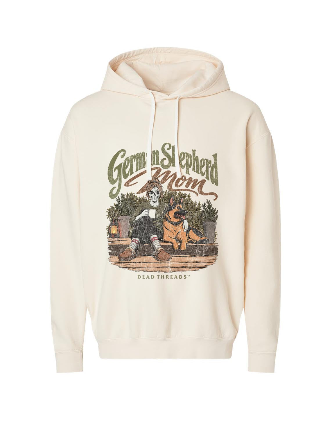GERMAN SHEPHERD MOM - LIGHTWEIGHT HOODIE