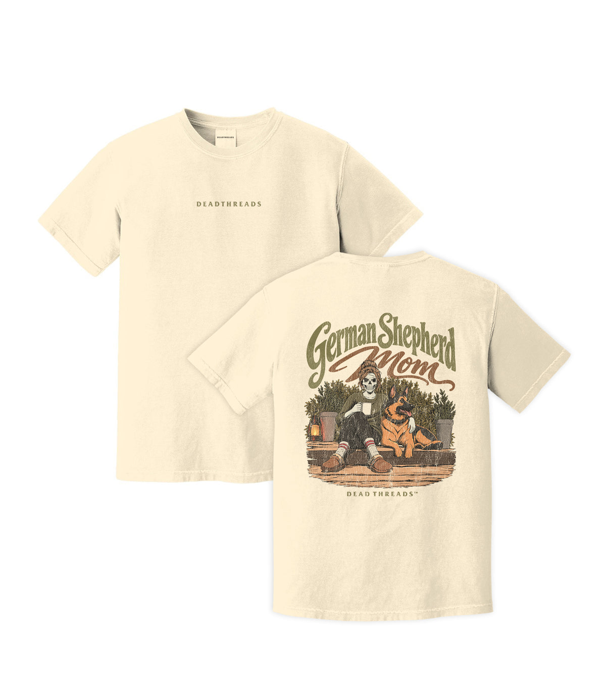 GERMAN SHEPHERD MOM - “DT ESSENTIAL" PREMIUM T-SHIRT