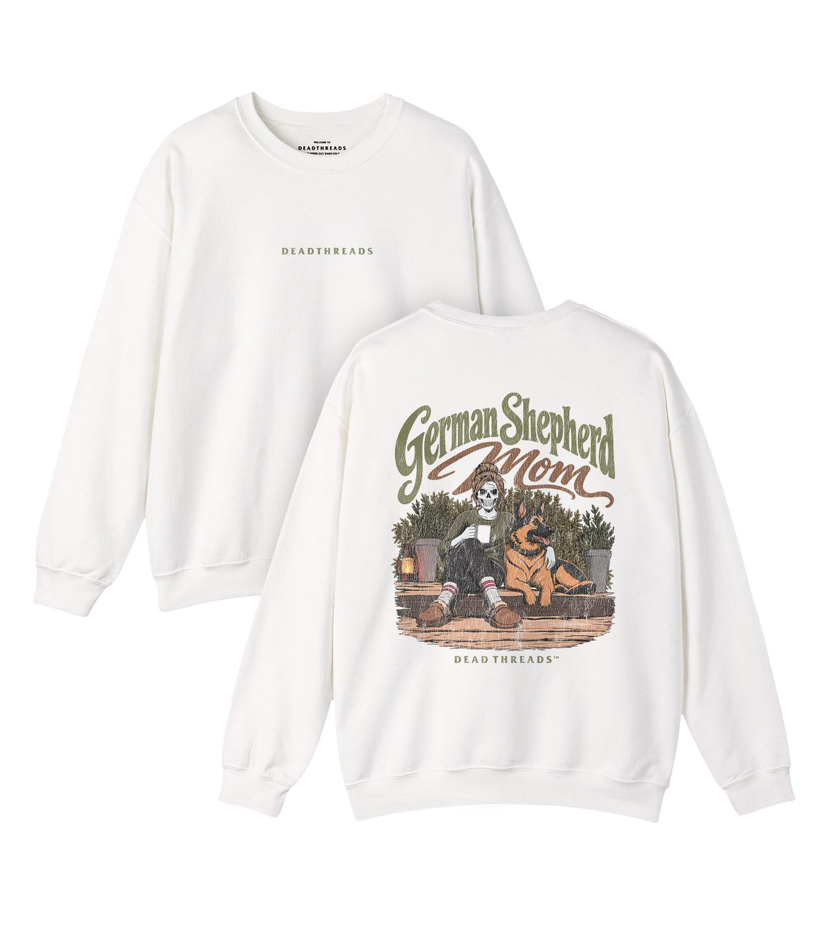 GERMAN SHEPHERD MOM - “DT ESSENTIAL" CREWNECK SWEATSHIRT