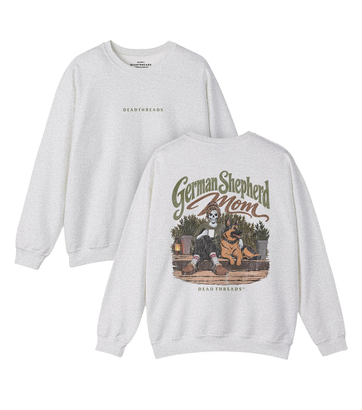 GERMAN SHEPHERD MOM - “DT ESSENTIAL" CREWNECK SWEATSHIRT