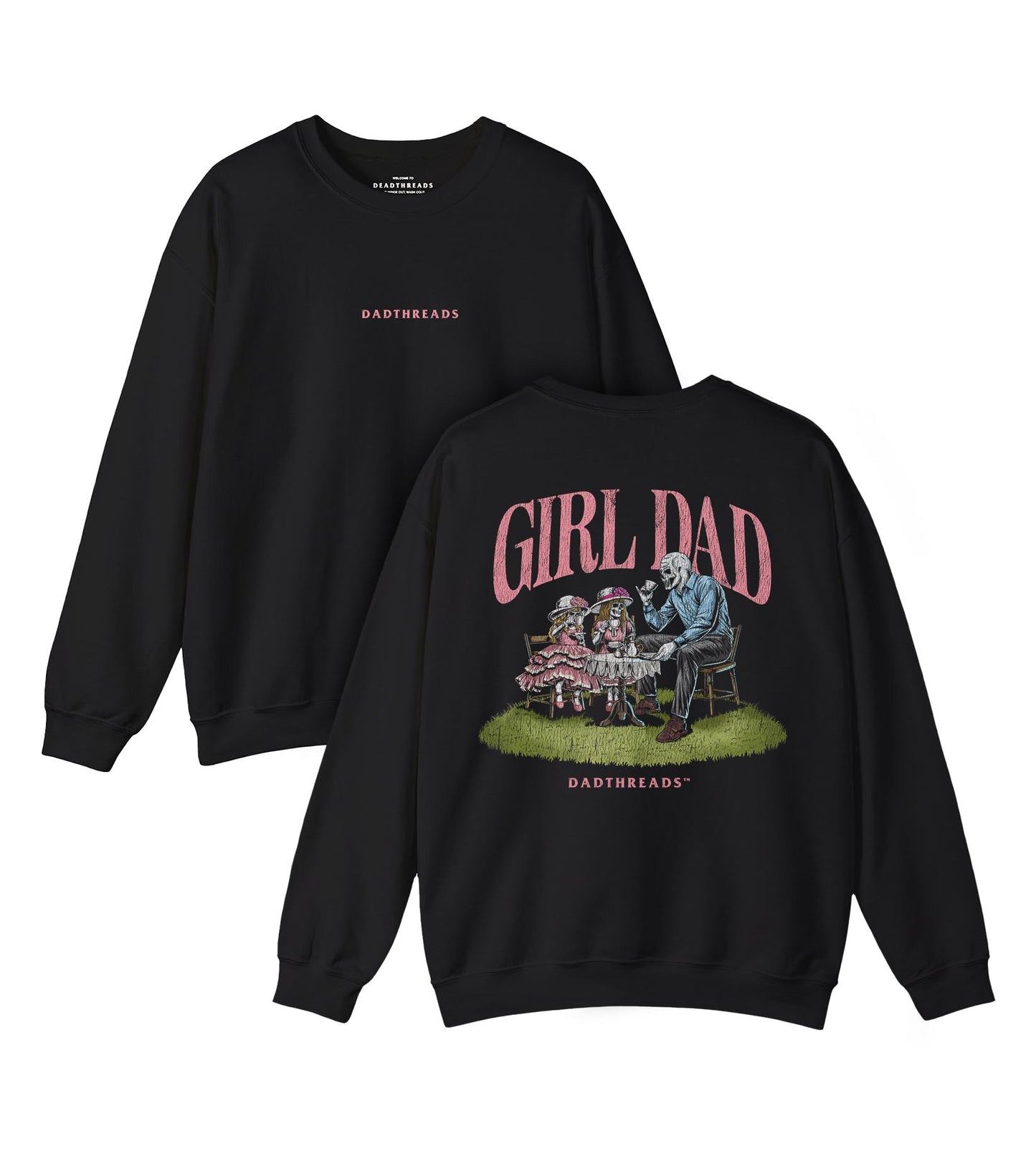 GIRL DAD v2 - “DT ESSENTIAL" CREWNECK SWEATSHIRT