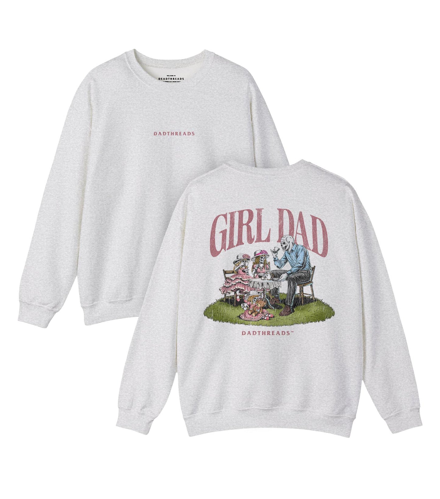 GIRL DAD v3 - “DT ESSENTIAL" CREWNECK SWEATSHIRT