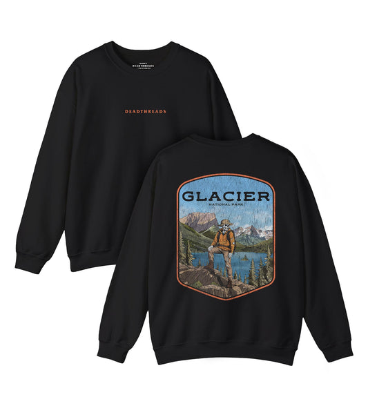 GLACIER NATIONAL PARK (MALE) - “DT ESSENTIAL" CREWNECK SWEATSHIRT