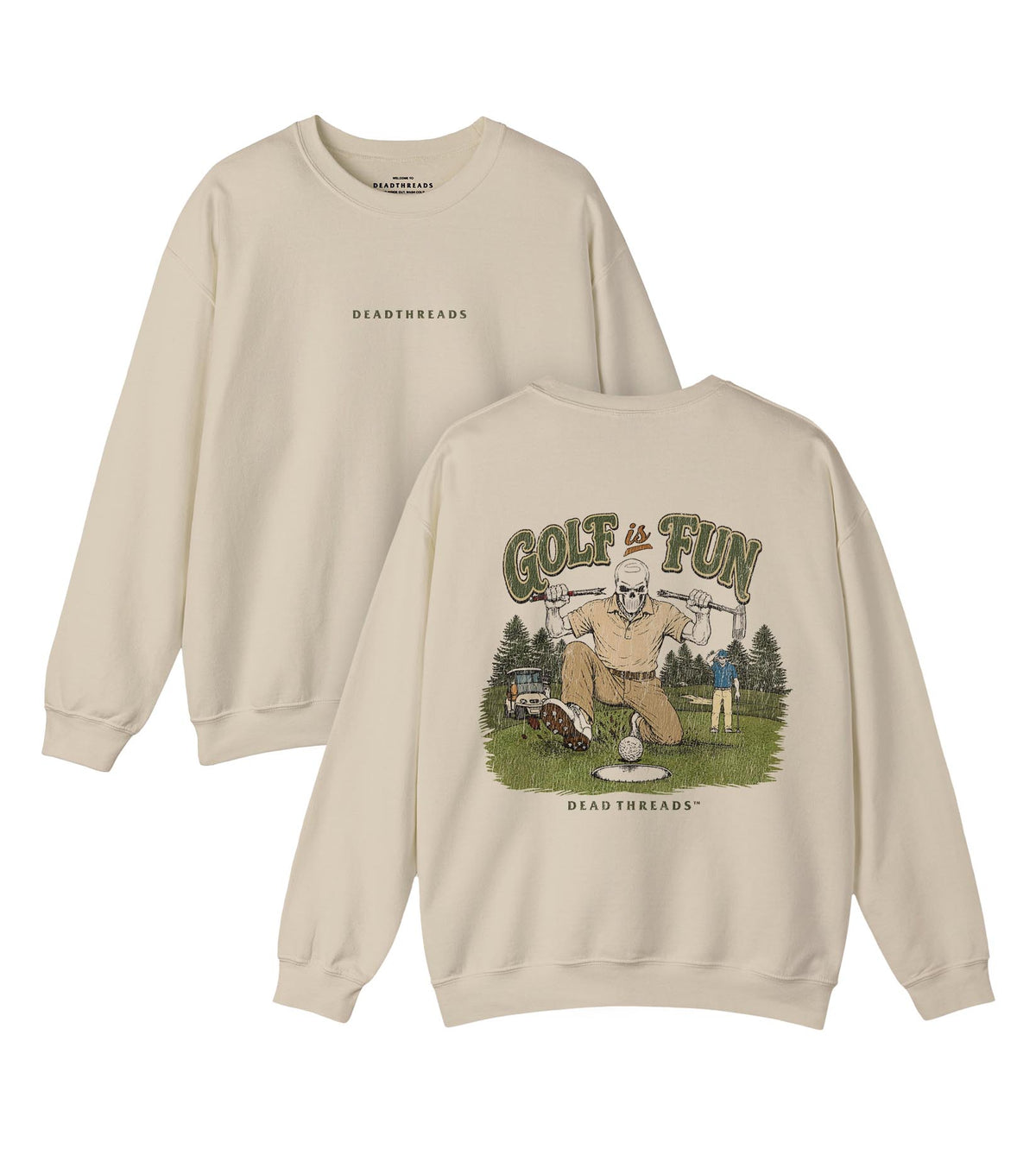 GOLF IS FUN - “DT ESSENTIAL" CREWNECK SWEATSHIRT