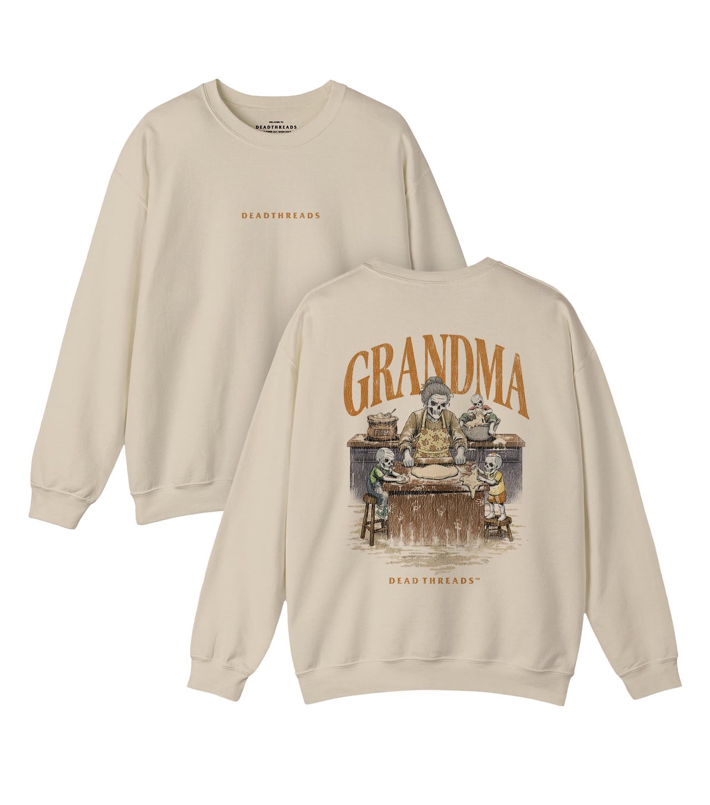 GRANDMA - “DT ESSENTIAL" CREWNECK SWEATSHIRT