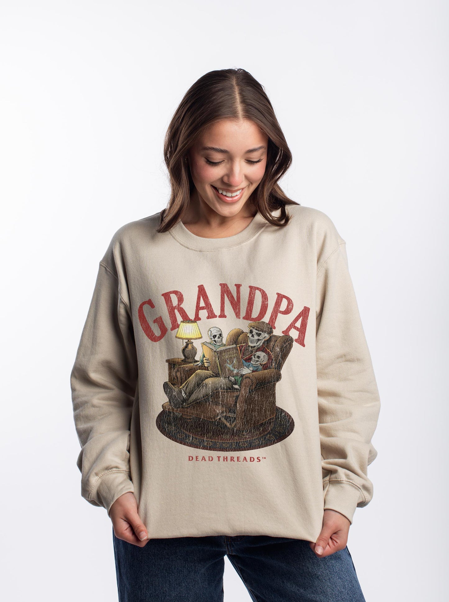 GRANDPA v2 - CREWNECK SWEATSHIRT