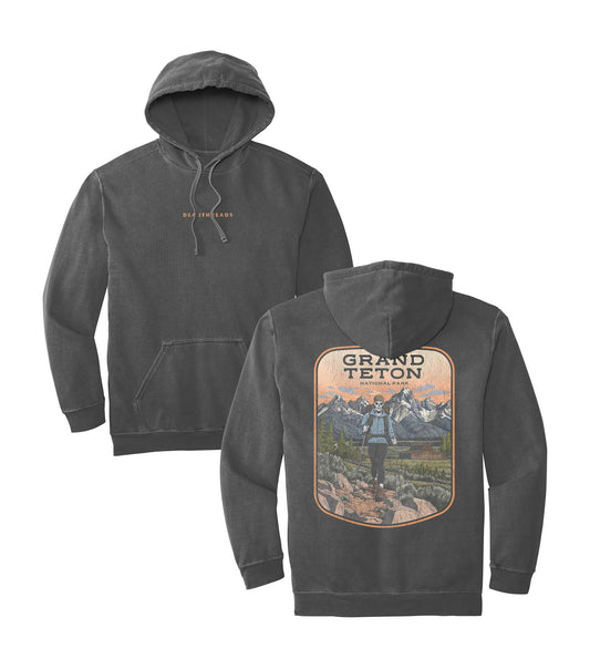 GRAND TETON NATIONAL PARK (FEMALE) - “DT ESSENTIAL" HOODIE
