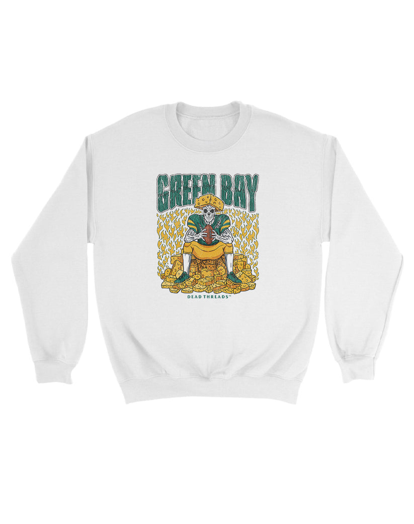 GREEN BAY FOOTBALL v1 KIDS CREWNECK SWEATSHIRT