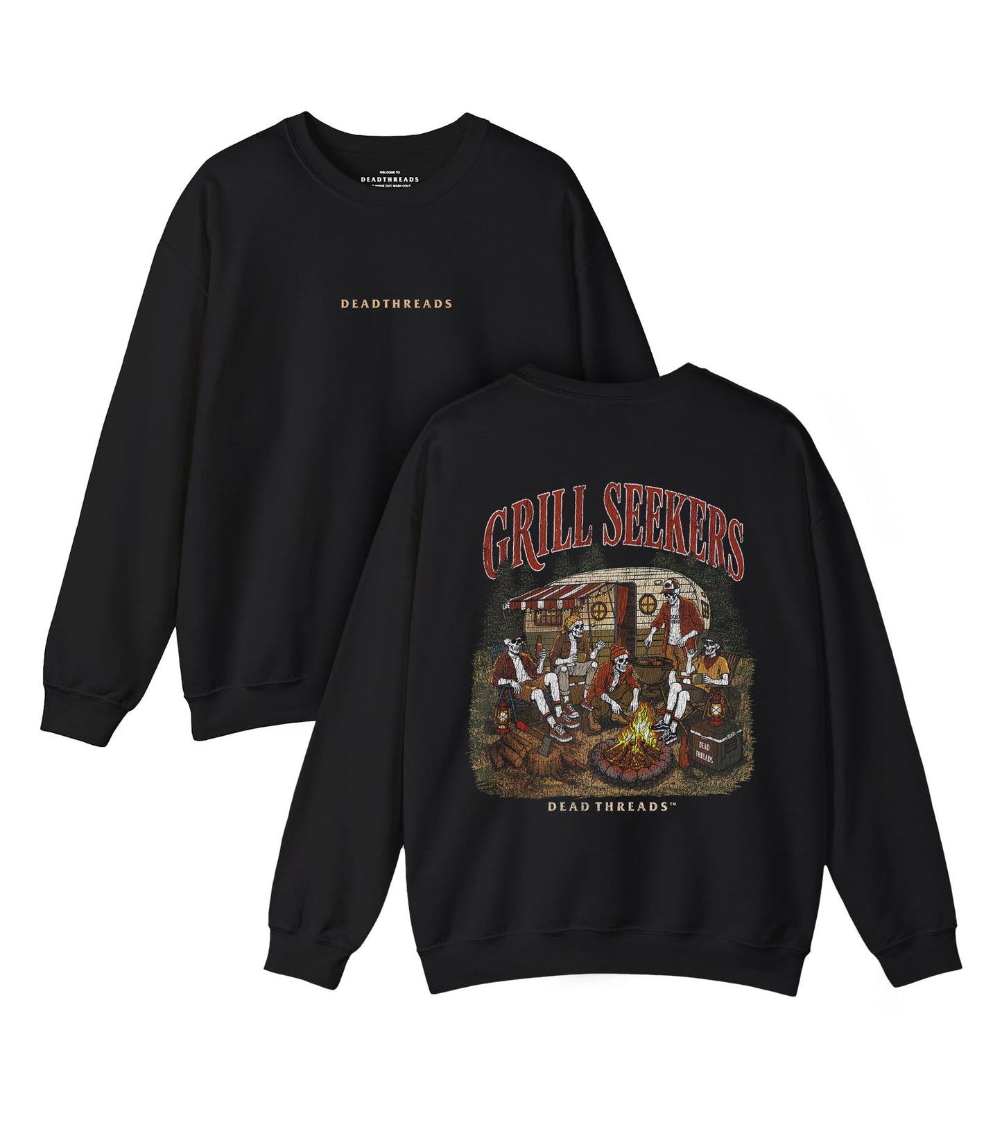 GRILL SEEKERS - “DT ESSENTIAL" CREWNECK SWEATSHIRT