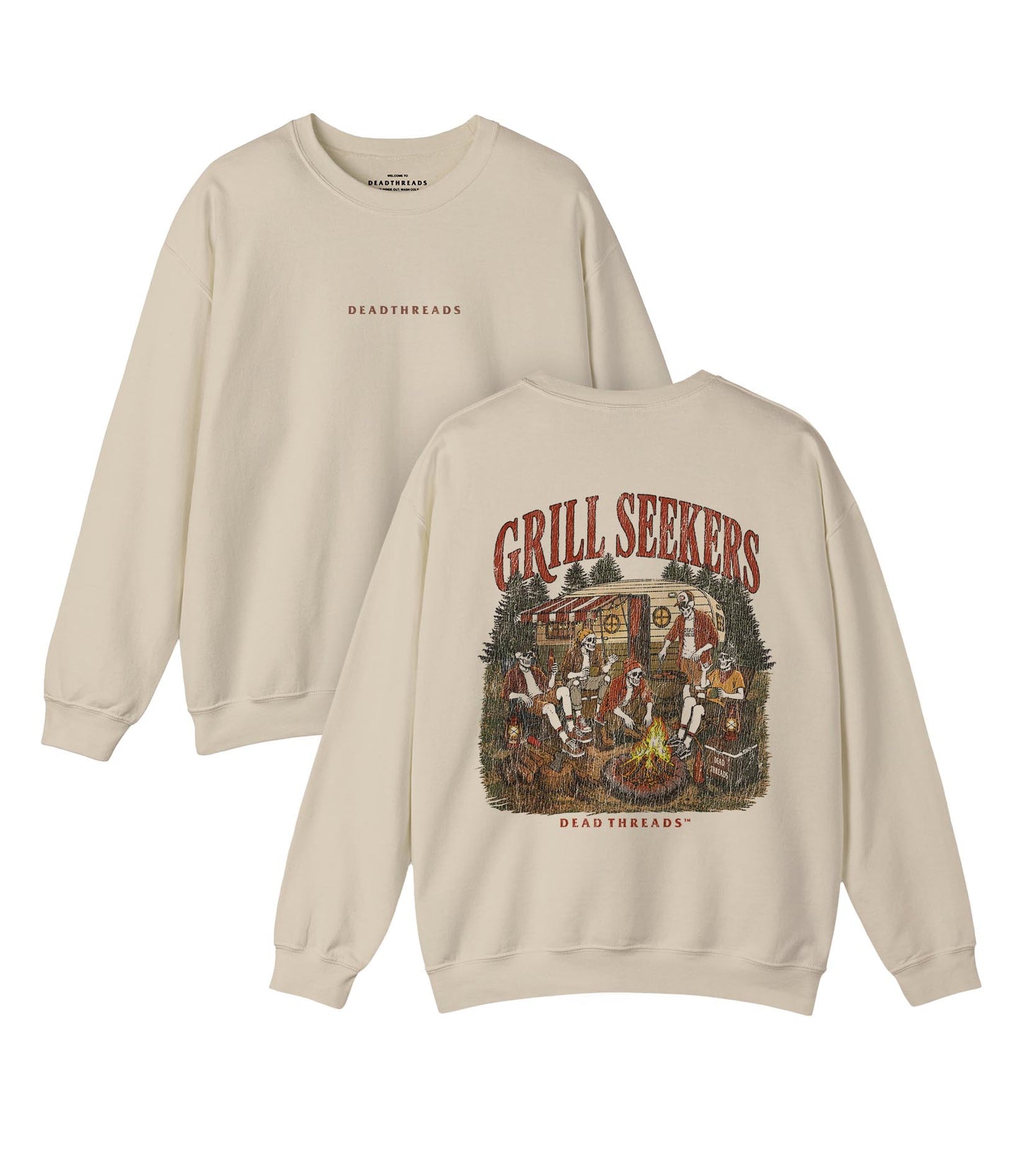 GRILL SEEKERS - “DT ESSENTIAL" CREWNECK SWEATSHIRT