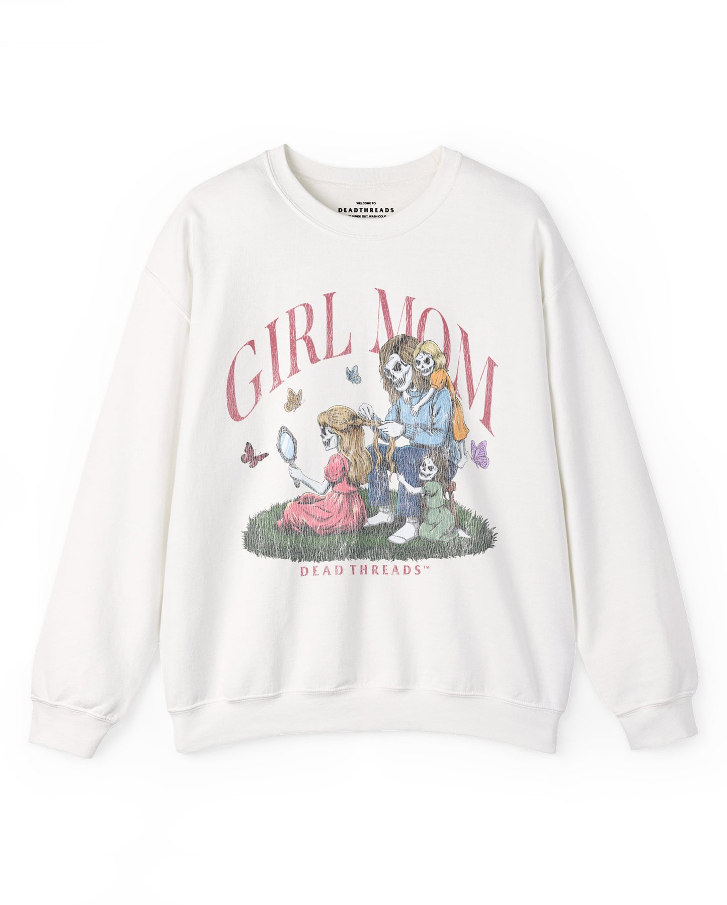 GIRL MOM v3 - CREWNECK SWEATSHIRT