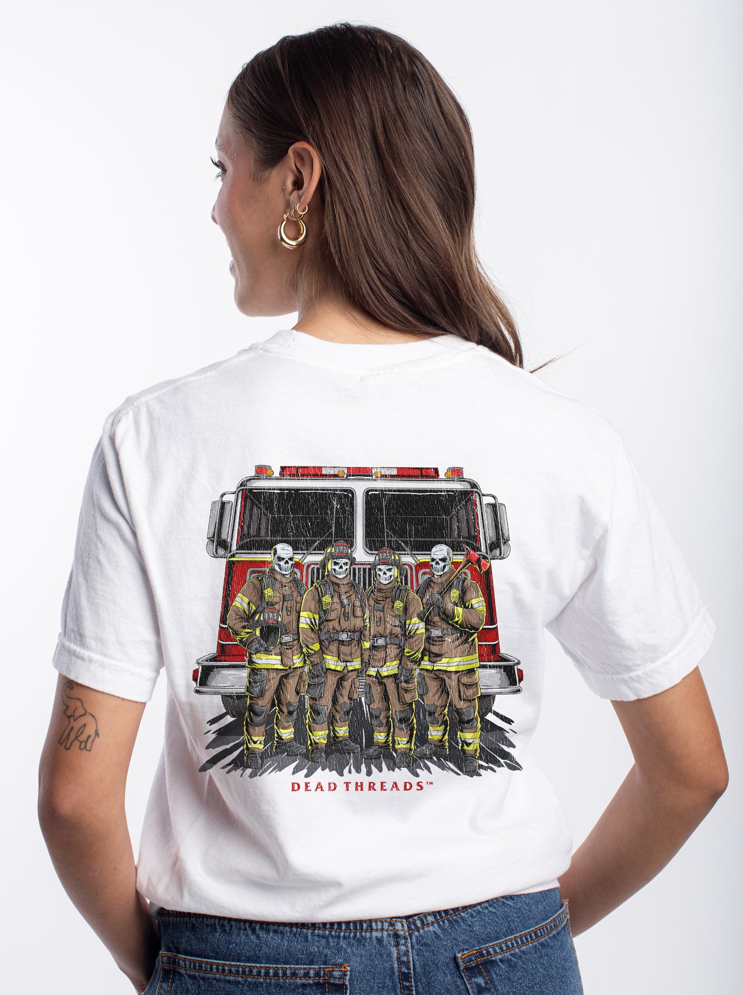 HALLIGAN HEROES - “3 SKULL” PREMIUM T-SHIRT