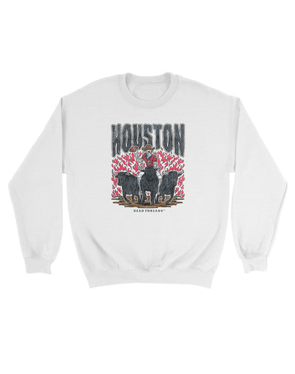 HOUSTON FOOTBALL KIDS CREWNECK SWEATSHIRT