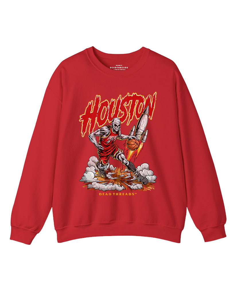 HOUSTON BASKETBALL CREWNECK SWEATSHIRT