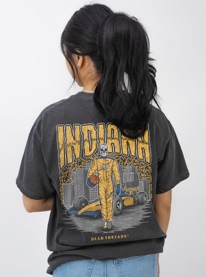INDIANA BASKETBALL - “3 SKULL” PREMIUM T-SHIRT