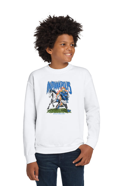 INDIANAPOLIS FOOTBALL v2 KIDS CREWNECK SWEATSHIRT