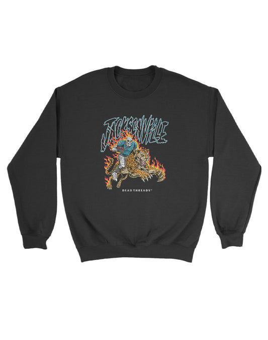 JACKSONVILLE FOOTBALL v2 KIDS CREWNECK SWEATSHIRT