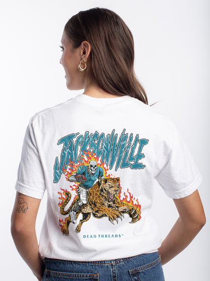 JACKSONVILLE FOOTBALL v2 - “3 SKULL” PREMIUM T-SHIRT