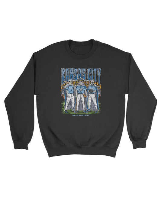 KANSAS CITY BASEBALL KIDS CREWNECK SWEATSHIRT