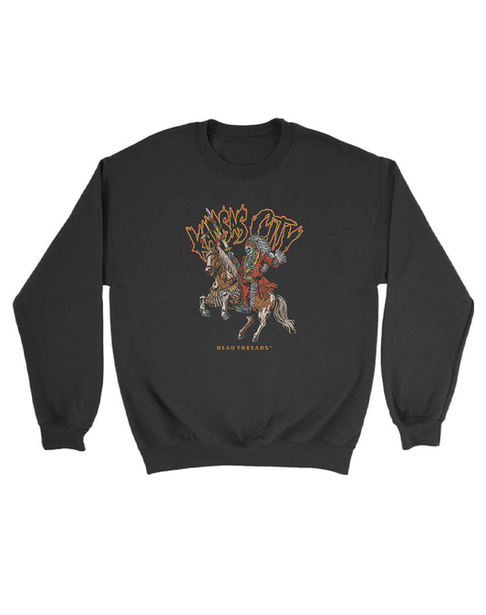 KANSAS CITY FOOTBALL v2 KIDS CREWNECK SWEATSHIRT