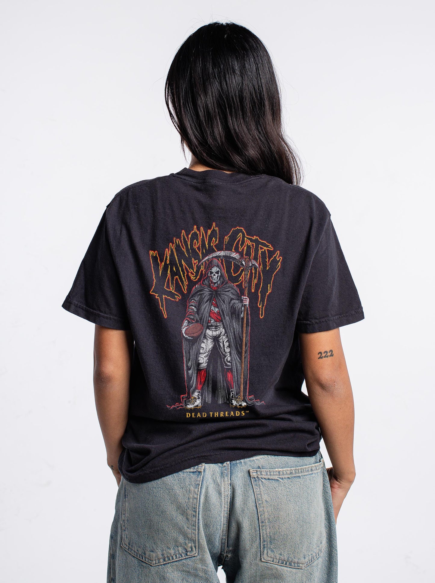 KANSAS CITY REAPER - “3 SKULL” PREMIUM T-SHIRT