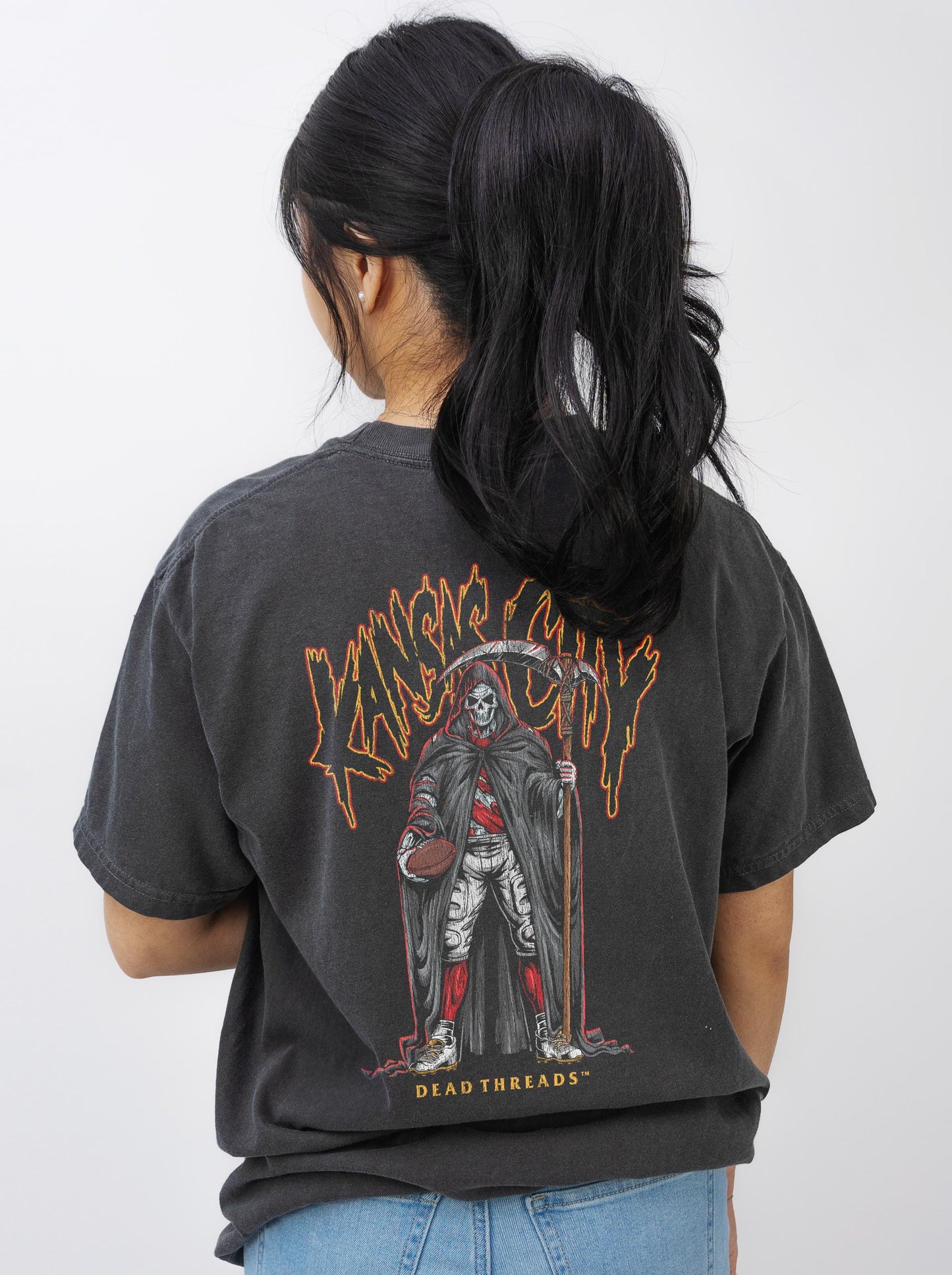 KANSAS CITY REAPER - “3 SKULL” PREMIUM T-SHIRT